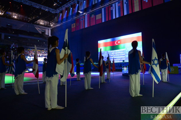Открытие XXXV Чемпионата Европы по художественной гимнастике в Баку (фоторепортаж)