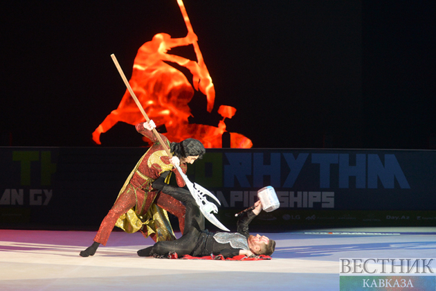 Открытие XXXV Чемпионата Европы по художественной гимнастике в Баку (фоторепортаж)
