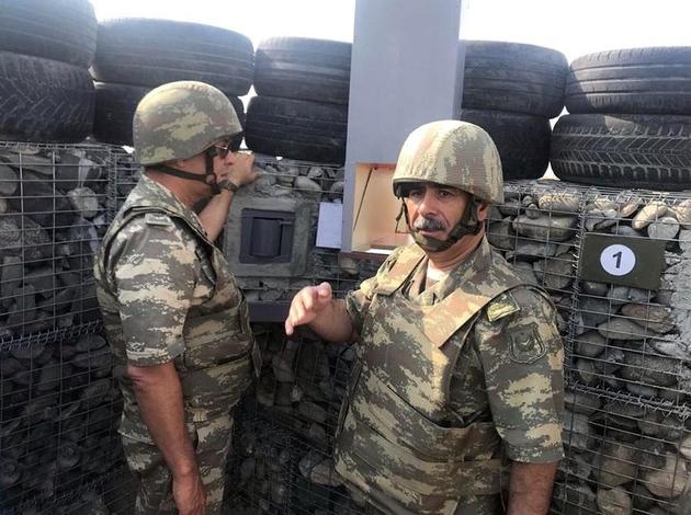 Гасанов посетил передовые подразделения армии Азербайджана 