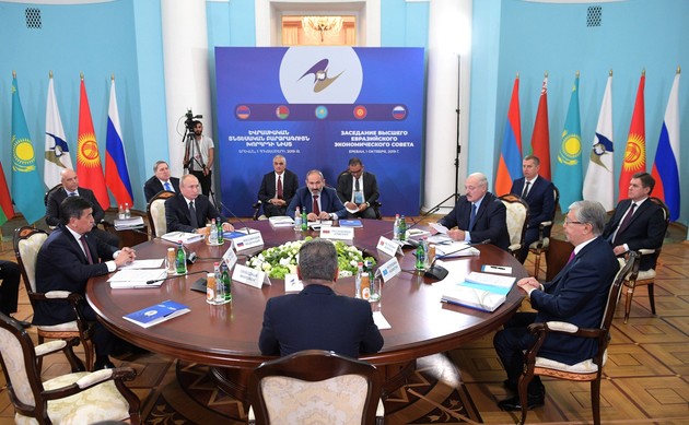 Заседание Высшего Евразийского экономического совета проходит в Ереване