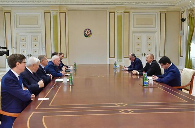 Ильхам Алиев встретился с сопредседателями Минской группы ОБСЕ