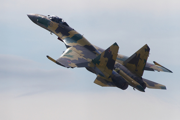 Российские Су-35 перехватили истребители Израиля в Сирии