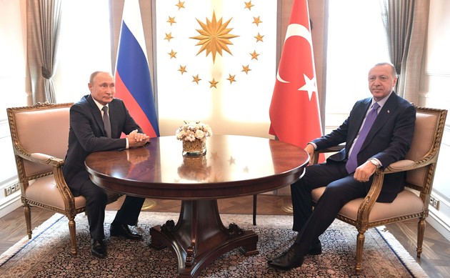 В Кремле рассказали, что Путин обсуждал с Эрдоганом