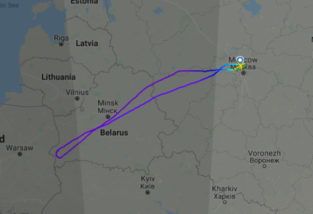 Второй за сегодня самолет "Аэрофлота" вернулся в Шереметьево