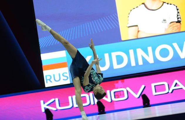 В Баку проходят Всемирные соревнования среди возрастных групп по аэробной гимнастике 