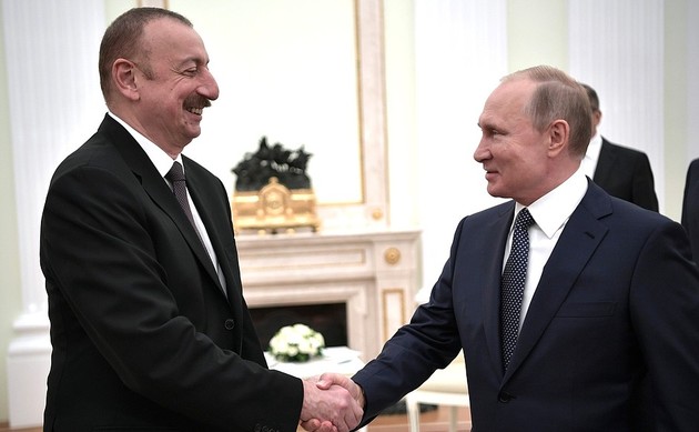 Владимир Путин Ильхаму Алиеву: вы пользуетесь заслуженным авторитетом среди соотечественников и на мировой арене