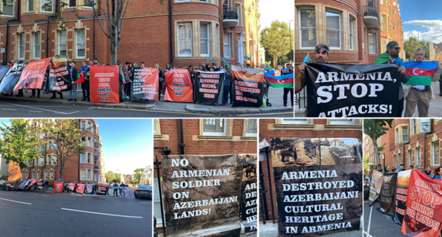 Представители азербайджанской диаспоры в Великобритании провели пикет в Лондоне