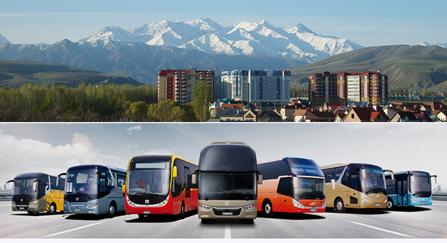 По Бишкеку поедут китайские газовые автобусы