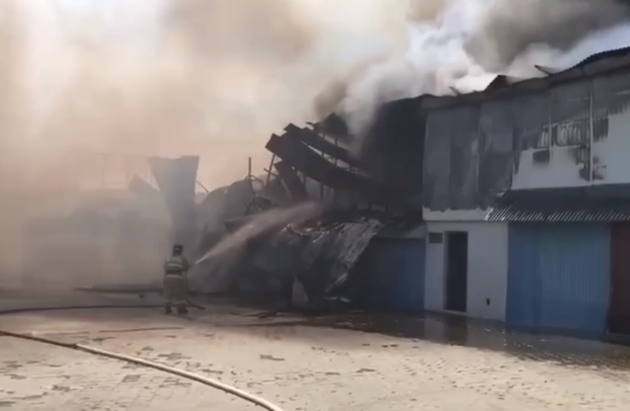 На Ставрополье горит гостиница