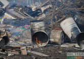 В казахстанском Уральске пятый день не могут справиться с пожаром на мусорном полигоне