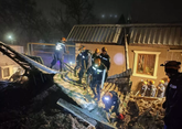 Техногенный оползень снес два дома в Алматы, есть жертва