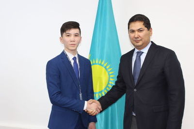 Школьник назначен советником главы департамента госслужбы в Кызылорде