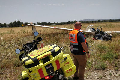Легкомоторный самолет разбился в Израиле