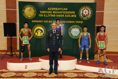 Турнир по вольной борьбе, посвященный столетию погранслужбы, прошел в Баку