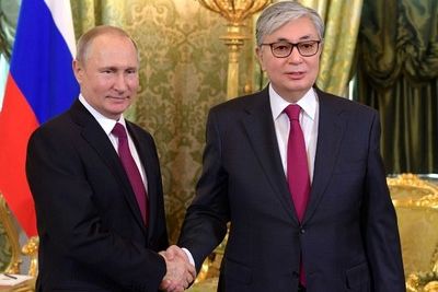 Президент России поздравил президента и народ Казахстана с Днем независимости